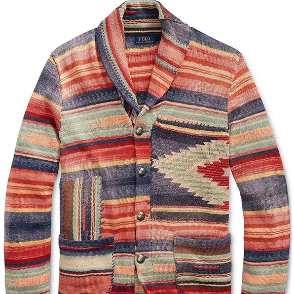 Polo Ralph Lauren Other - Polo Ralph Lauren Southwestern Shawl Cardigan